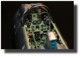 A6M2 Zero all metal cockpit. 1:15 scale. Scratch built by Rojas Bazan.