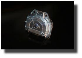 A6M2 Zero type 21 oil tank. Scratch built in aluminum by Rojas Bazán. 1:15 scale. A6M2 Zero type 21 oil tank. Scratch built in aluminum by Rojas Bazán. 1:15 scale.