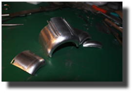 A6M2 Zero. Engine cowlings. Scratch built in aluminum by Rojas Bazán. 1:15 scale. A6M2 Zero. Engine cowlings. Scratch built in aluminum by Rojas Bazán. 1:15 scale.