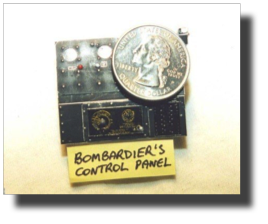 B-17 G. Bombardier's control panel. 1:15 scale. Scratch built in metal by Rojas Bazán.