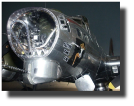 Boeing B-17 G. Scratch built in metal by Guillermo Rojas Bazán. 1:15 scale. One-off model completed in 2001.