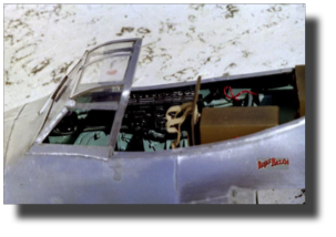 de Havilland Mosquito. Scratch built by Rojas Bazán. 1:10 scale.