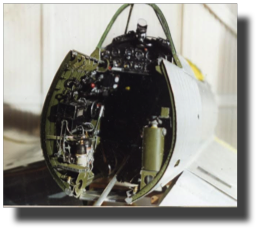 F4U-1 Corsair. Cockpit. Scratch built in metal by Rojas Bazán. Scale 1:15. Engineering model.