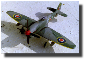 Hawker Tempest MkV. Scratch built in metal by Rojas Bazán. 1:15 scale.