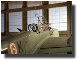 Messerschmitt Bf110 C. Scratch built in metal by Rojas Bazán. 1:15 scale. Hangar diorama.
