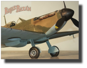 Supermarine Spitfire Mk I. Scratch built in metal by Rojas Bazán. 1:15 scale. Built in 1995.