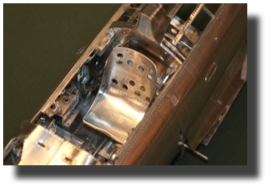 A6M2 Zero seat. 1:15 scale. Scratch built in metal by Guillermo Rojas Bazán. A6M2 Zero seat. 1:15 scale. Scratch built in metal by Guillermo Rojas Bazán.