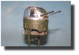 Boeing B-17 G. Sperry top turret. Scratch built in metal by Rojas Bazán. 1:15 scale.