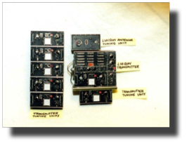 Liaison transmitter and running units. Scratch built in metal by Rojas Bazán. 1:15 scale.