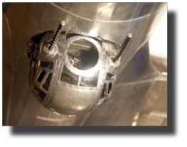 Boeing B-17 G. Sperry ball turret. Scratch built in metal by Rojas Bazán. 1:15 scale Boeing B-17 G. Sperry ball turret. Scratch built in metal by Rojas Bazán. 1:15 scale