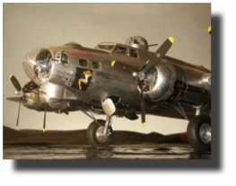 Boeing B-17 G. Scratch built in metal by Guillermo Rojas Bazán. 1:15 scale. One-off model completed in 2001. Boeing B-17 G. Scratch built in metal by Guillermo Rojas Bazán. 1:15 scale. One-off model completed in 2001.