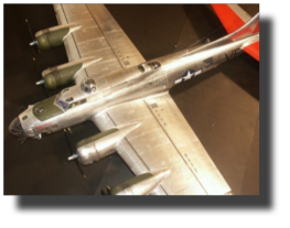 Boeing B-17 G. Scratch built in metal by Rojas Bazán. 1:15 scale.