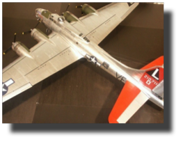 Boeing B-17 G. Scratch built in metal by Rojas Bazán. 1:15 scale.