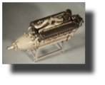 Allison V-1710-33. Scratch built in metal by Rojas Bazán. 1:15 scale. Allison V-1710-33. Scratch built in metal by Rojas Bazán. 1:15 scale.