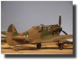 Curtiss P-40 B/C. Scratch built in metal by Rojas Bazán. 1:15 scale. Curtiss P-40 B/C. Scratch built in metal by Rojas Bazán. 1:15 scale.