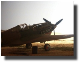 Curtiss P-40 B/C. Scratch built in metal by Rojas Bazán. 1:15 scale.