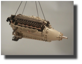 Allison V-1710-33. Scratch built in metal by Rojas Bazán. 1:15 scale. Allison V-1710-33. Scratch built in metal by Rojas Bazán. 1:15 scale.