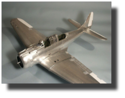 Douglas SBD-3 Dauntless. Scratch built in metal by Rojas Bazán. 1:15 scale.