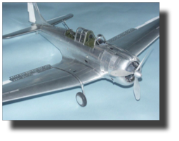 Douglas SBD-3 Dauntless. Scratch built in metal by Rojas Bazán. 1:15 scale.