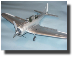 Douglas SBD-3 Dauntless. Scratch built in metal by Rojas Bazán. 1:15 scale.