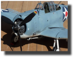 Douglas SBD-3 Dauntless. Wright R-1820 Cyclone. Rojas Bazán.1:15 scale.