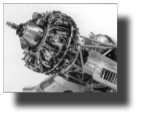 F4U-1 Corsair. Engine installation. Scratch built in metal by Rojas Bazán. Scale 1:15. Engineering model.
