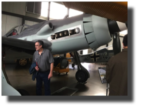 Guillermo Rojas Bazán and the Fw190 Dora. Guillermo Rojas Bazán and the Fw190 Dora.