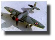Hawker Tempest MkV. Scratch built in metal by Rojas Bazán. 1:15 scale.