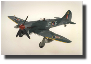 Hawker Tempest MkV. Scratch built in metal by Rojas Bazán. 1:15 scale. Hawker Tempest MkV. Scratch built in metal by Rojas Bazán. 1:15 scale.
