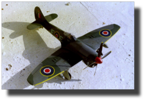 Hawker Tempest MkV. Scratch built in metal by Rojas Bazán. 1:15 scale.