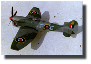 Hawker Tempest MkV. Scratch built in metal by Rojas Bazán. 1:15 scale.