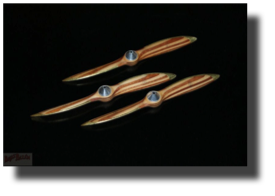 Rojas Bazan's Heine wooden propellers 1:15 scale Rojas Bazan's Heine wooden propellers 1:15 scale