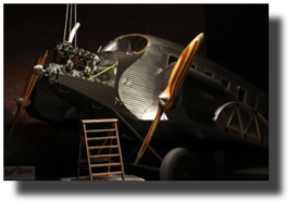 Junkers G24. Scratch built in metal by Rojas Bazán. 1:15 scale. Junkers G24. Scratch built in metal by Rojas Bazán. 1:15 scale.