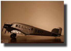 Junkers G24. Scratch built in metal by Rojas Bazán. 1:15 scale. Junkers G24. Scratch built in metal by Rojas Bazán. 1:15 scale.