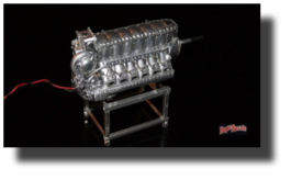 Jumo 211 A engine, 1:16 scale. Scratch built in metal by Guillermo Rojas Bazán. Jumo 211 A engine, 1:16 scale. Scratch built in metal by Guillermo Rojas Bazán.