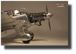 Junkers Ju 87 B-1 Stuka. Scratch built in metal by Rojas Bazán. 1:16 scale.