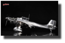 Junkers Ju 87 B-1 Stuka. Scratch built in metal by Rojas Bazán. 1:16 scale. Junkers Ju 87 B-1 Stuka. Scratch built in metal by Rojas Bazán. 1:16 scale.
