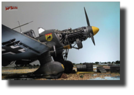 Junkers Ju 87 B-1 Stuka. Scratch built in metal by Rojas Bazán. 1:16 scale. Diorama. Junkers Ju 87 B-1 Stuka. Scratch built in metal by Rojas Bazán. 1:16 scale. Diorama.