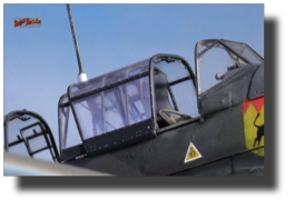 Junkers Ju 87 B-1. Pilot's canopy and armor. Scratch built in metal by Rojas Bazán. 1:16 scale. Junkers Ju 87 B-1. Pilot's canopy and armor. Scratch built in metal by Rojas Bazán. 1:16 scale.