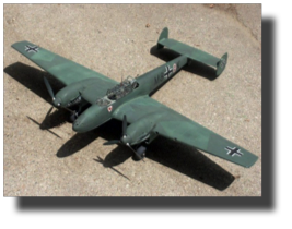 Messerschmitt Bf110 C. Scratch built in metal by Rojas Bazán. 1:15 scale.