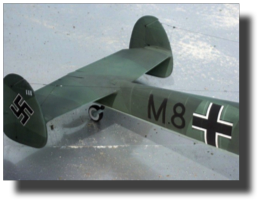 Messerschmitt Bf110 C. Scratch built in metal by Rojas Bazán. 1:15 scale.