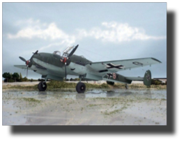 Messerschmitt Bf110 C. Scratch built in metal by Rojas Bazán. 1:15 scale. Diorama. Messerschmitt Bf110 C. Scratch built in metal by Rojas Bazán. 1:15 scale. Diorama.
