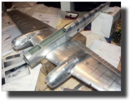 Messerschmitt Bf110 C. Scratch built in metal by Rojas Bazán. 1:15 scale