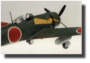Nakajima Ki-84. Scratch built in metal by Rojas Bazán in 1992. 1:15 scale. Nakajima Ki-84. Scratch built in metal by Rojas Bazán in 1992. 1:15 scale.