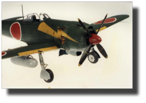 Nakajima Ki-84. Scratch built in metal by Rojas Bazán. 1:15 scale. Nakajima Ki-84. Scratch built in metal by Rojas Bazán. 1:15 scale.