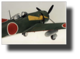 Nakajima Ki-84. Scratch built in metal by Rojas Bazán. 1:15 scale.