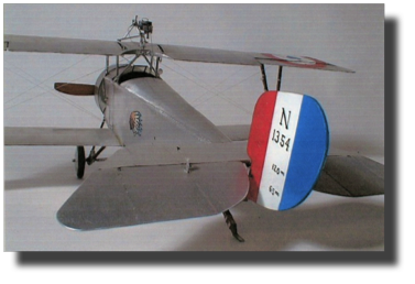 Nieuport 11 Bebe. Scratch built by Rojas Bazán. 1:15 scale.