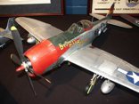 Republic P-47 Thunderbolt. Scratch built in metal by Rojas Bazán. 1:15 scale.