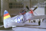 Republic P-47 Thunderbolt. Scratch built in metal by Rojas Bazán. 1:15 scale.