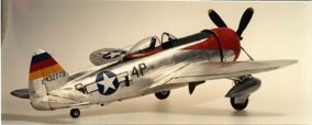 Republic P-47 Thunderbolt. Scratch built in metal by Rojas Bazán. 1:15 scale. Republic P-47 Thunderbolt. Scratch built in metal by Rojas Bazán. 1:15 scale.